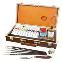 アムス 油絵具木箱セット (HA) 800175 1個（直送品）