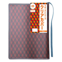 TTC フローズン クリアカバー A5 スモーク×ブルー 608905 1個（直送品）