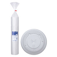 サンナップ サステナブルクリアーカップ 専用フタ CL92-100F 1セット(3パック)（直送品）