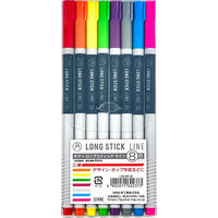 寺西化学工業 寺西化学 ギター ロングスティックライン8色セット LSLMC-8 1個（直送品）