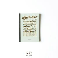 大栗紙工 大栗 OGUNO きらきら 箔押し 大人のデザインノート パン屋 B6 MND3.2-B6AMN 1冊（直送品）