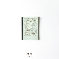 大栗紙工 大栗 OGUNO きらきら 箔押し 大人のデザインノート 地図 A6 MND3.3-A6HMN 1冊（直送品）