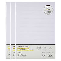 大栗紙工 大栗 OGUNO目にやさしい A4シート用紙 30枚 交互線 7mm 3冊パック OGN-M213-SA430-3P 1パック（直送品）