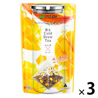 伊藤園 香る Cold Brew Tea ほうじ茶×マンゴー 1セット(5バッグ入×3) ティーバッグ