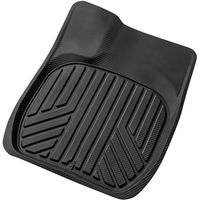 BONFORM バケットマット 3Dカーボンアロー 500×640mm ブラック 運転席F1枚 6489-42BK 1個（直送品）