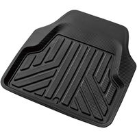 BONFORM バケットマット 3Dカーボンアロー 450×480mm ブラック 兼用1枚 6489-48BK 1個（直送品）