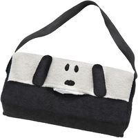 BONFORM ティッシュカバー ファンシー もふもふスヌーピー 250×120mm ホワイト 7438-05WH 1個（直送品）