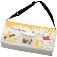 BONFORM ティッシュカバー ファンシー プーさんキャンバス 250×120mm イエロー 7464-05YE 1個（直送品）