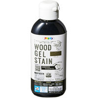 アサヒペン 水性WOODジェルステイン 120ml ブラック 1個（直送品）