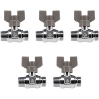 カクダイ ボールバルブ 呼13 5個 GA-EE005 1セット(5個入)（直送品）