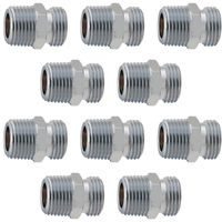 カクダイ フレキパイプ用ニップル 10個 GA-JE035 1セット(10個入)（直送品）