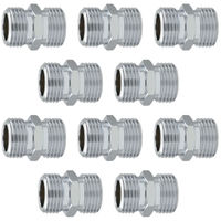 カクダイ フレキ平行ニップル呼13 10個 GA-JE071 1セット(10個入)（直送品）