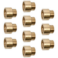 カクダイ 厚口給水ソケット15ミリ 10個 GA-JE077 1セット(10個入)（直送品）