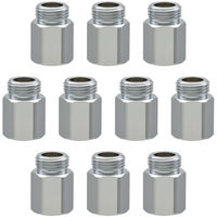 カクダイ 継足しニップル 15ミリ 10個 GA-JE088 1セット(10個入)（直送品）