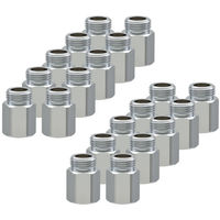 カクダイ 継足しニップル 15ミリ 20個 GA-JE089 1セット(20個入)（直送品）