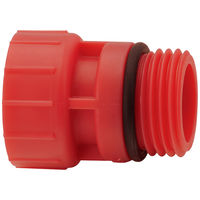 カクダイ キャップラグ 赤 GA-JL010 1個（直送品）