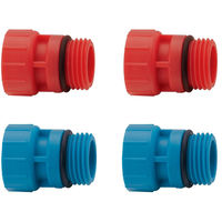 カクダイ キャップラグ 赤2個・青2個 GA-JL021 1セット(4個入)（直送品）