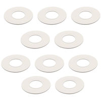 カクダイ ゴムプレート 100×45白10個 GA-KB102 1セット(10個入)（直送品）