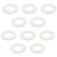 カクダイ ゴムプレート 100×55白10個 GA-KB103 1セット(10個入)（直送品）