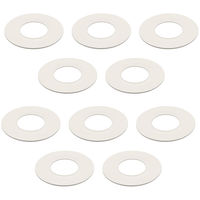 カクダイ ゴムプレート 120×57白10個 GA-KB104 1セット(10個入)（直送品）