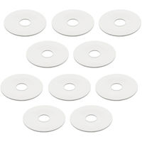 カクダイ ゴムプレート 60×16 白10個 GA-KB107 1セット(10個入)（直送品）