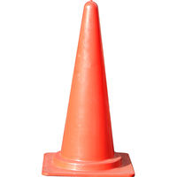 トーグ安全工業 エコノミーコーン赤無地 GEU-70R 1本（直送品）