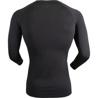 おたふく手袋 BT ドラスティックドライ ロングスリーブ クルーネックシャツ ブラック SSサイズ JW-582 1枚（直送品）