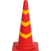 トーグ安全工業 ソフトスコッチコーン(反射3段巻き) SC-70AY 1本（直送品）