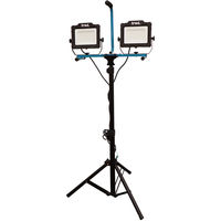 三共コーポレーション 三脚式LED薄型投光器 50W×2灯 TUL-502W 1個（直送品）