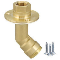 オンダ製作所 WL89型 床出しロングアダプター45°タイプ WL89-1313-S 1個（直送品）