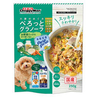 ドギーマン 六穀のめぐみ ぺろっとグラノーラ お野菜ミックス さつまいも味 国産 250g 1袋 ドッグフード 犬用 おやつ