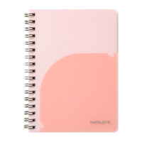 日本ノート ノート リングノート パペルール A6 7mm罫 60枚 ピンク PT111P 1冊