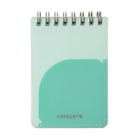 日本ノート ノート リングノート メモ パペルール A7 6mm罫 60枚 ミントグリーン E982MG 1冊