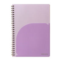 日本ノート ノート リングノート パペルール A5 7mm罫 50枚 パープル PT112PU 1冊