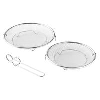 すっきり暮らす盆ざる19・22cmセット 持ち上げフック付き 食洗器対応 日本製 LW-930009S 1セット(2個入)（直送品）