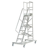 ピカコーポレイション アルミ製移動式作業台 DWS-D240BTF 1式（直送品）