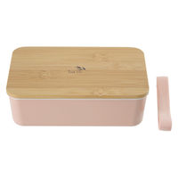 クラスアップ 弁当箱 600ml 1段 tiam 抗菌 サーモンピンク 418342 1個（直送品）