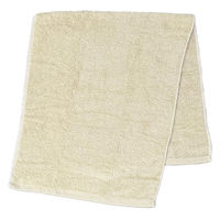 日繊商工 タオル 洗濯脱水するだけですぐ乾くタオル2 フェイスタオル 34×80cm ベージュ 473793 1個（直送品）