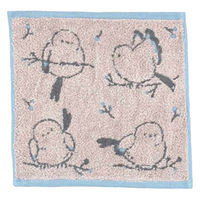 日繊商工 タオル ナチューラファブリカ エナガ タオルチーフ 25×25cm ブルー 473820 1個（直送品）