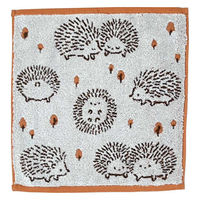 日繊商工 タオル ナチューラファブリカ ハリズ ウォッシュタオル 34×35cm オレンジ 473829 1個（直送品）