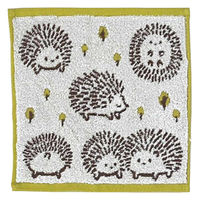 日繊商工 タオル ナチューラファブリカ ハリズ タオルチーフ 25×25cm イエロー 473834 1個（直送品）