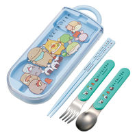 スケーター トリオセット 抗菌食洗対応トリオセット なんでもいきもの 478932 1個（直送品）