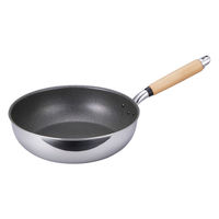 北陸アルミニウム いため鍋 28cm IH対応 極 ふかみ 日本製 481223 1個（直送品）