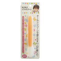 タイガークラウン モグモグソフトスプーン シリコーンゴム製 オレンジ 481531 1個（直送品）