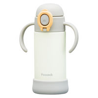 ピーコック魔法瓶 ベビー水筒 食洗機対応 ストローボトル ハンドル付き マグ グレー 481618 1個（直送品）