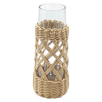 ティーライフ 花瓶 ヴァス フェイクPE 柳フラワーベース 円柱型 481894 1個（直送品）