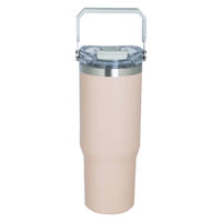 リビング タンブラー 900ml ensemble ストロー付2WAYタンブラー 水筒 ピンク 482135 1個（直送品）