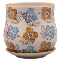 デルキ 植木鉢 ポーリッシュポット E オレンジ 482339 1個（直送品）