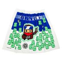 ナストーコーポレーション 巻きタオル マキタオル キャラクター 80×110cm ダダサバイバー 482416 1個（直送品）