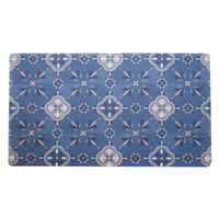 ティーライフ 玄関マット 45×75 もちもち玄関マット 屋外 モロッカンブルー 482547 1個（直送品）